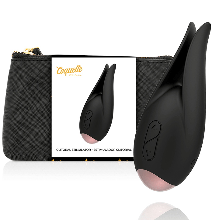 COQUETTE CHIC DESIRE - KLITORIALSTIMULATOR SCHWARZ - GOLD - INTIM SPACE Online Sexshop