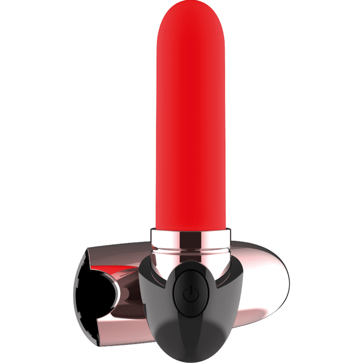 COQUETTE CHIC DESIRE - VIBRATOR WIEDERAUFLADBARER LIPPENSTIFT SCHWARZ/GOLD - INTIM SPACE Online Sexshop