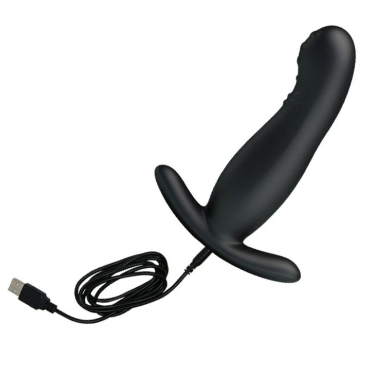 MR PLAY - WIEDERAUFLADBARES SCHWARZES PROSTATAMASSAGER - INTIM SPACE Online Sexshop