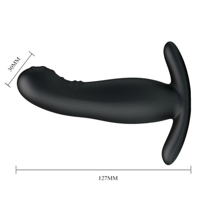 MR PLAY - WIEDERAUFLADBARES SCHWARZES PROSTATAMASSAGER - INTIM SPACE Online Sexshop