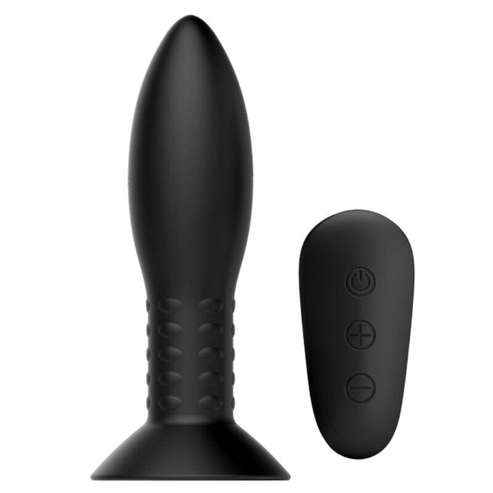 MR PLAY - STECKER MIT SCHWARZEN ROTIERENDEN BLLEN FERNBEDIENUNG - INTIM SPACE Online Sexshop