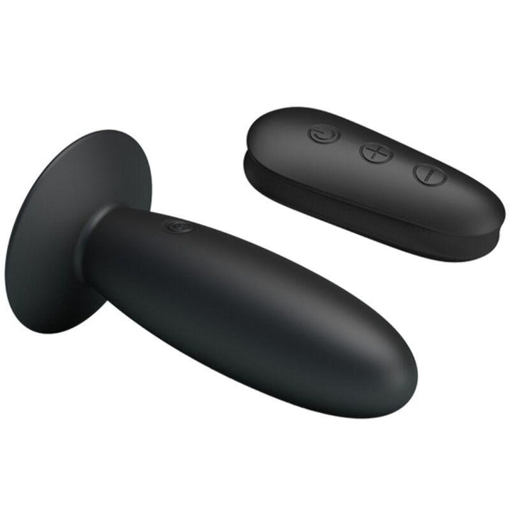 MR PLAY - ANALSTECKER MIT VIBRATION, SCHWARZE FERNBEDIENUNG - INTIM SPACE Online Sexshop