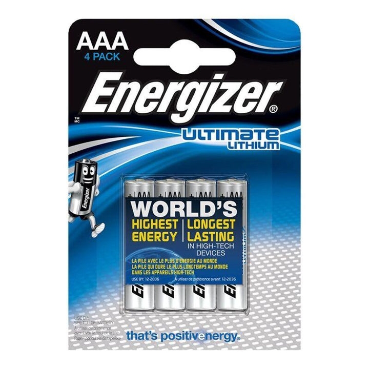 ENERGIZER - ULTIMATE LITHIUM AAA L92 LR03 1,5V *4 - INTIM SPACE Online Sexshop