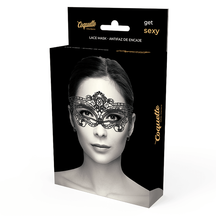 COQUETTE CHIC DESIRE - FEINE SCHWARZE SPITZENMASKE - INTIM SPACE Online Sexshop