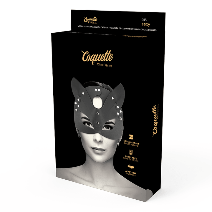 COQUETTE CHIC DESIRE - VEGANE LEDERMASKE MIT KATZENOHREN - INTIM SPACE Online Sexshop