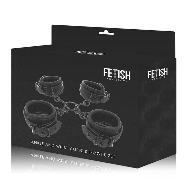 FETISH SUBMISSIVE - HAND- UND KNÖCHEL-HANDSCHELLEN-SET MIT NOPRENE-FUTTER - INTIM SPACE Online Sexshop