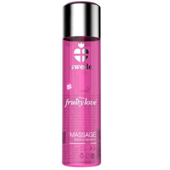 SWEDE - FRUITY LOVE MASSAGEÖL MIT WÄRMENDEM EFFEKT, ROSA GRAPEFRUIT MIT MANGO 60 ML - INTIM SPACE Online Sexshop