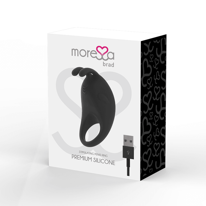 MORESSA - BRAD PREMIUM SILIKON WIEDERAUFLADBAR SCHWARZ - INTIM SPACE Online Sexshop