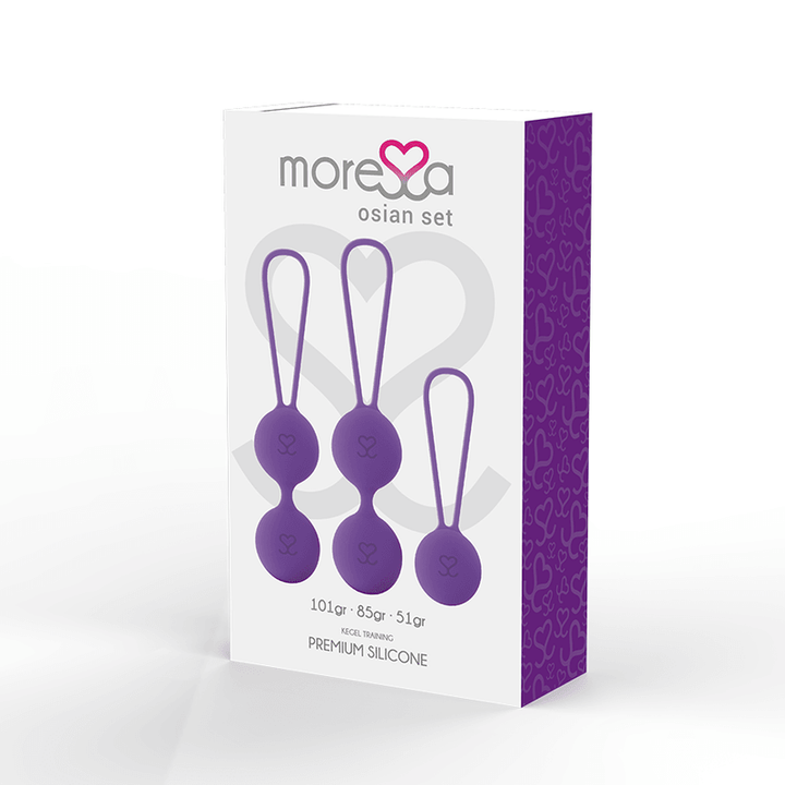 MORESSA - OSIAN SET PREMIUM LILA SILIKON - INTIM SPACE Online Sexshop