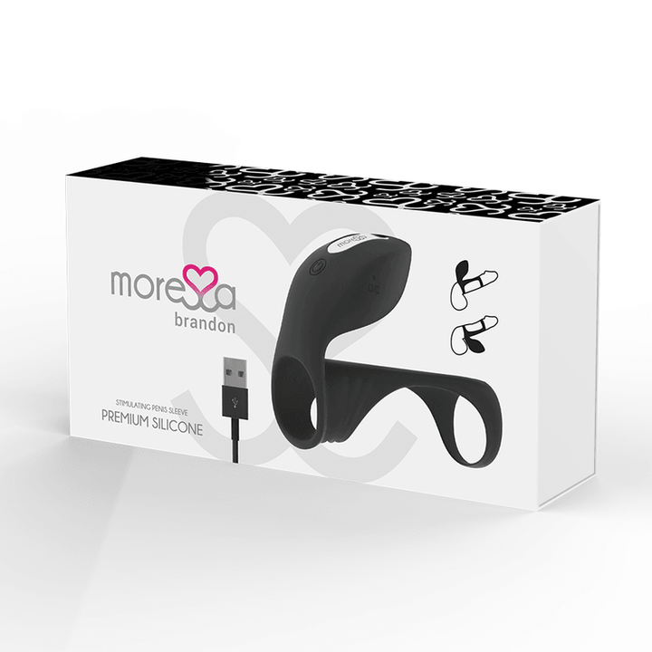 MORESSA - BRANDON VIBRATORRING MIT ABDECKUNG - INTIM SPACE Online Sexshop