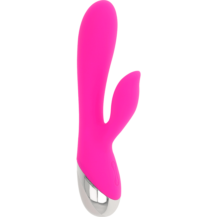 OHMAMA - VIBRATOR MIT KANINCHEN 10 VIBRATIONSMODI 19 CM - INTIM SPACE Online Sexshop