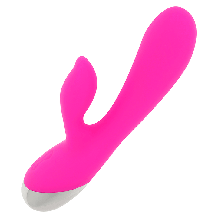 OHMAMA - VIBRATOR MIT KANINCHEN 10 VIBRATIONSMODI 19 CM - INTIM SPACE Online Sexshop