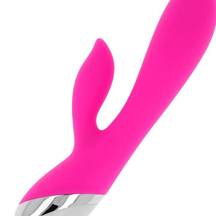 OHMAMA - VIBRATOR MIT KANINCHEN 10 VIBRATIONSMODI 19 CM - INTIM SPACE Online Sexshop