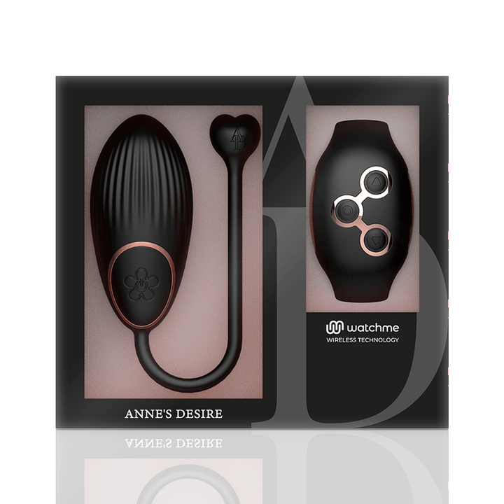 ANNE'S DESIRE - EGG FERNBEDIENUNGSTECHNOLOGIE WATCHME SCHWARZ/GOLD - INTIM SPACE Online Sexshop