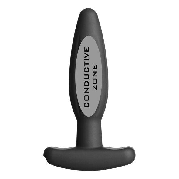 ELECTRASTIM - SILIKON SCHWARZ ROCKER BUTT PLUG KLEIN - INTIM SPACE Online Sexshop