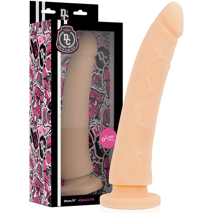 DELTA CLUB - TOYS HARNESS - DONG FLESH SILIKON 23 CM -O- 4.5 CM - INTIM SPACE Online Sexshop