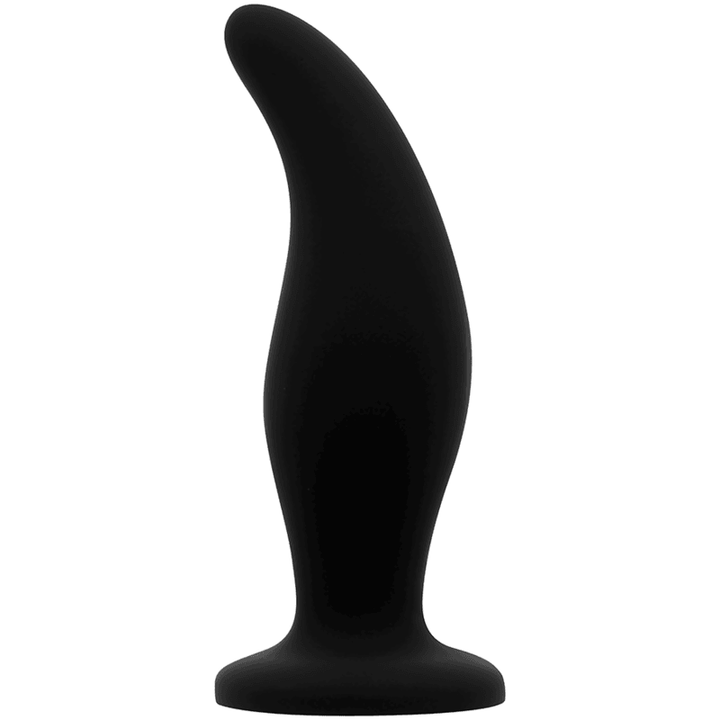 OHMAMA - GEBOGENER SILIKON-ANALSPlug P-Punkt 12 cm - INTIM SPACE Online Sexshop