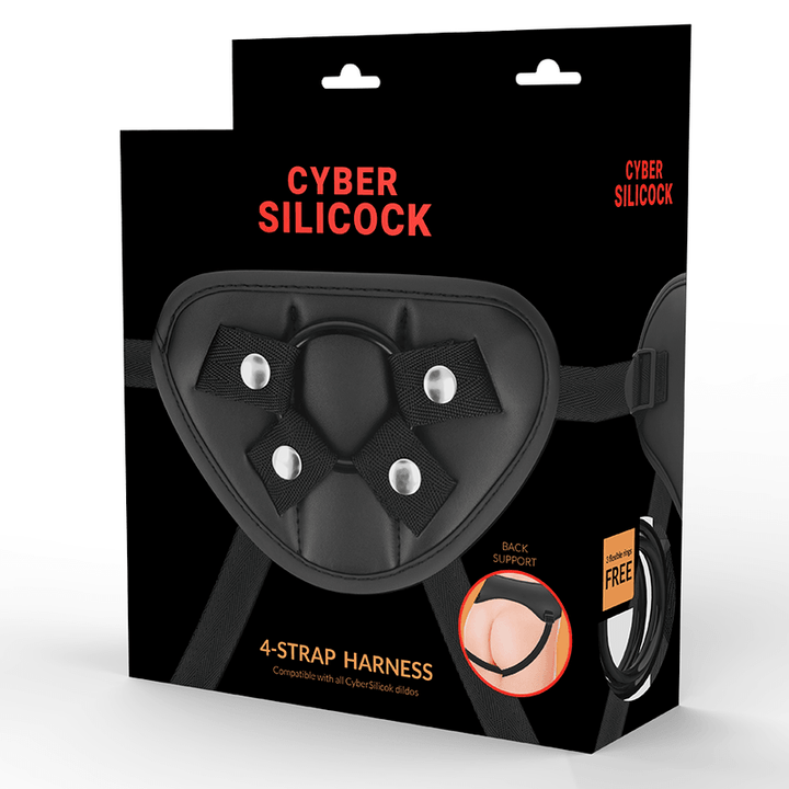 CYBER SILICOCK - STRAP-ON-GURT MIT - RINGEN GRATIS - INTIM SPACE Online Sexshop