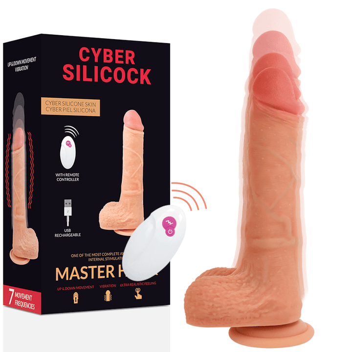 CYBER SILICOCK - FERNBEDIENUNG REALISTISCH MASTER HUCK 20.9 CM -O- - CM - INTIM SPACE Online Sexshop