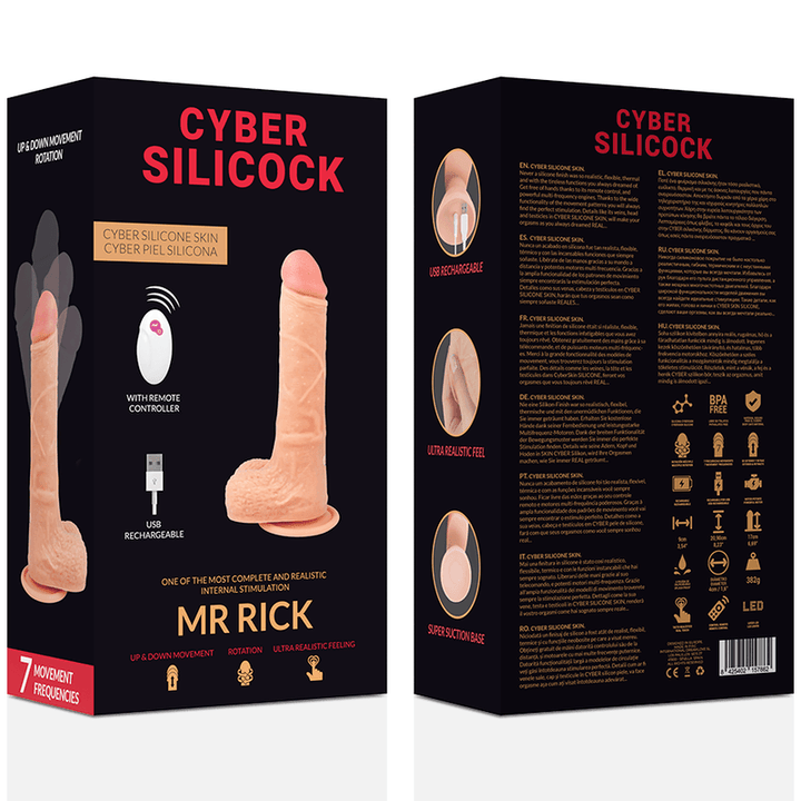 CYBER SILICOCK - FERNBEDIENUNG REALISTISCH MR RICK 20.9 CM -O- - CM - INTIM SPACE Online Sexshop