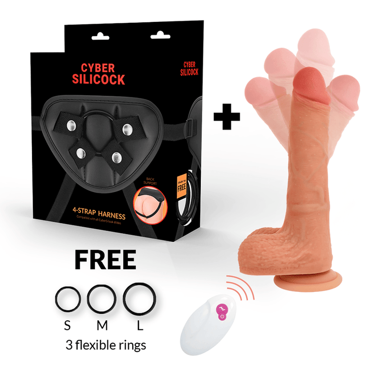 CYBER SILICOCK - STRAP-ON MR RICK FERNBEDIENUNG - INTIM SPACE Online Sexshop