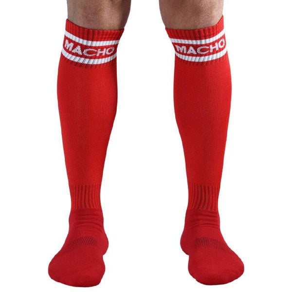 MACHO - LANGE SOCKEN EINE GRÖSSE ROT - INTIM SPACE Online Sexshop