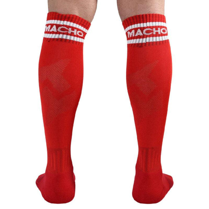 MACHO - LANGE SOCKEN EINE GRÖSSE ROT - INTIM SPACE Online Sexshop