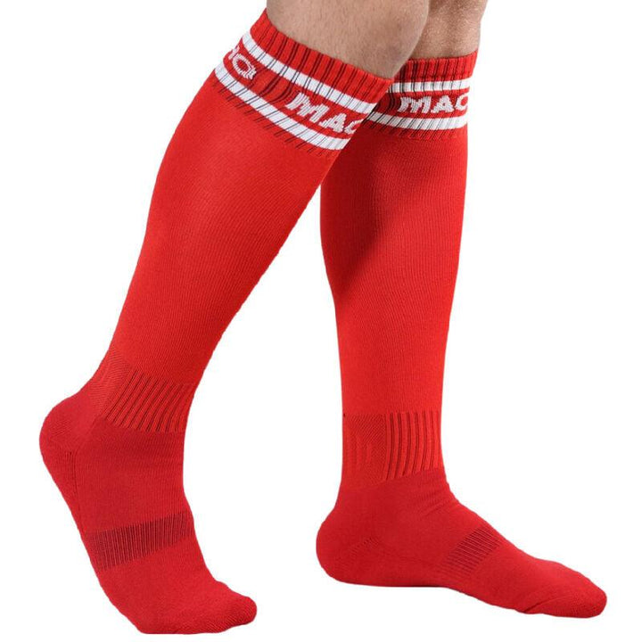 MACHO - LANGE SOCKEN EINE GRÖSSE ROT - INTIM SPACE Online Sexshop