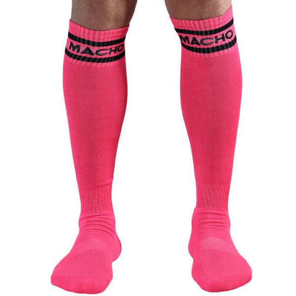 MACHO - LANGE SOCKEN EINHEITSGRÖSSE ROSA - INTIM SPACE Online Sexshop