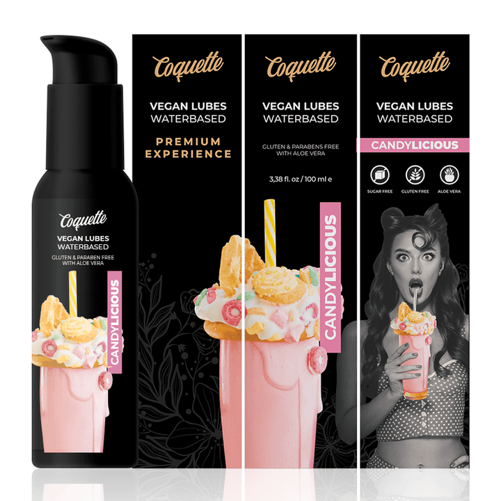 COQUETTE CHIC DESIRE - PREMIUM EXPERIENCE CANDYLICIOUS VEGANES SCHMIERMITTEL 100ML - INTIM SPACE Online Sexshop