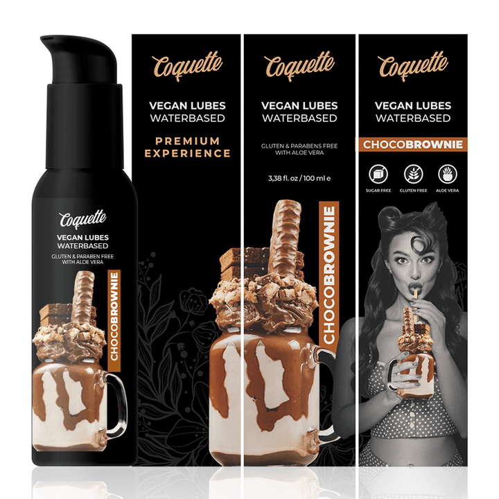 COQUETTE CHIC DESIRE - PREMIUM-ERLEBNIS 100 ML VEGANES GLÜTMITTEL CHOCOBROWNIE - INTIM SPACE Online Sexshop