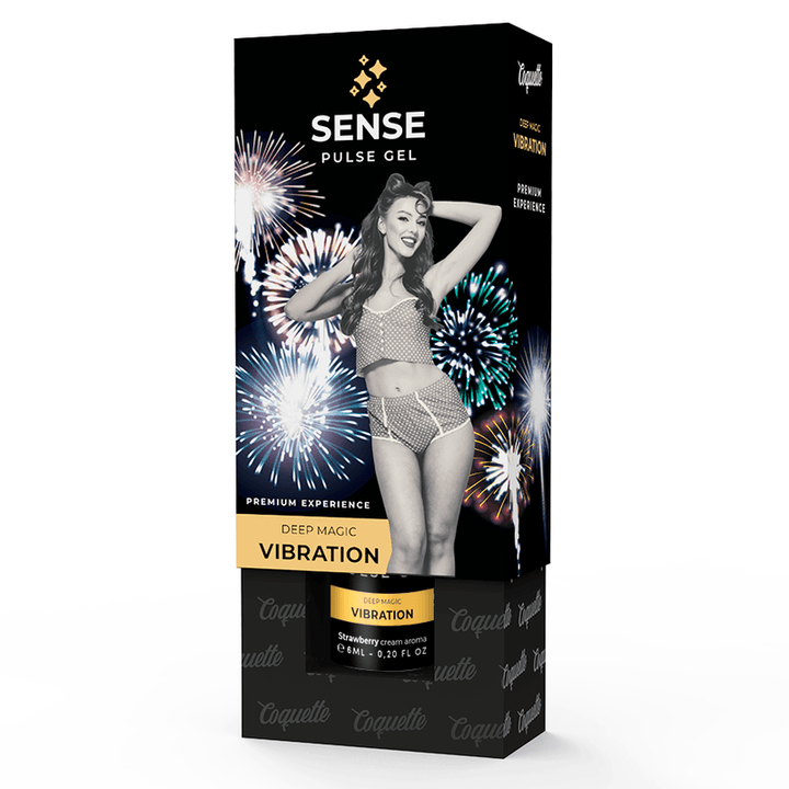 COQUETTE CHIC DESIRE - PULSE ERDBEER VIBRATIONSGEL PREMIUM FLÜSSIGKEIT 6ML - INTIM SPACE Online Sexshop