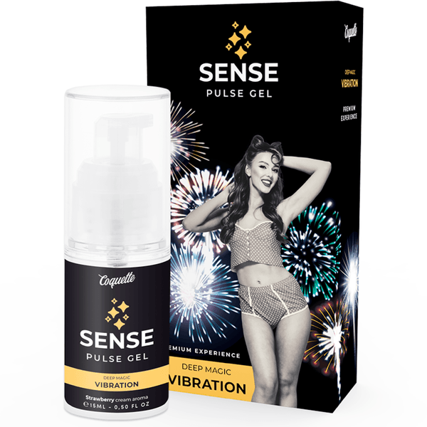 COQUETTE CHIC DESIRE - PULSE ERDBEER VIBRATIONSGEL PREMIUM FLÜSSIGKEIT 15ML - INTIM SPACE Online Sexshop