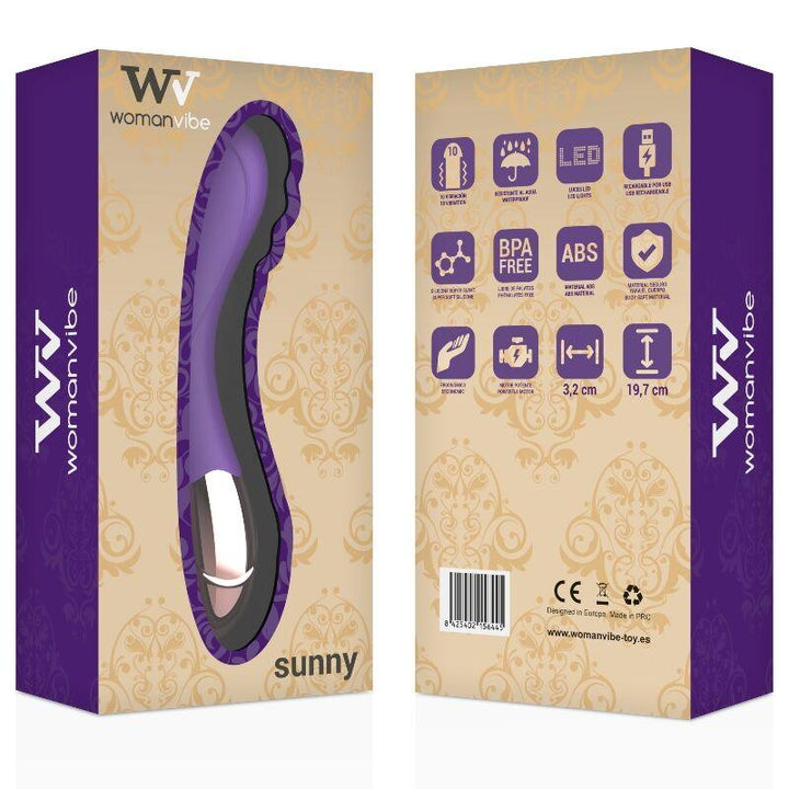 WOMANVIBE - SUNNY SILICONE RECHARGEABLE VIBRATOR - INTIM SPACE Online Sexshop