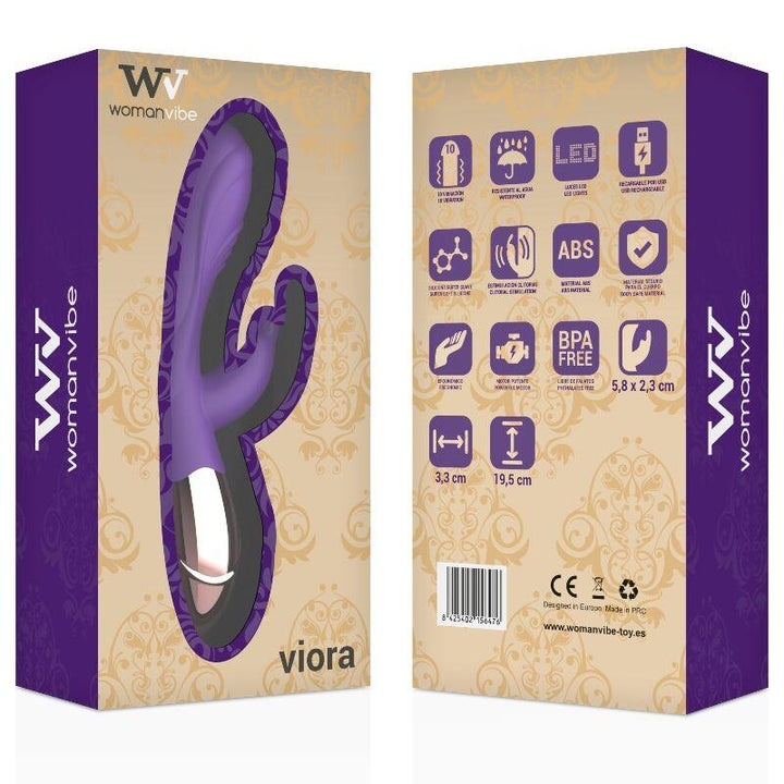 WOMANVIBE - VIORA SILICONE RECHARGEABLE VIBRATOR - INTIM SPACE Online Sexshop