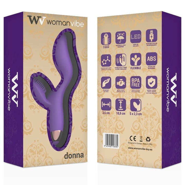 WOMANVIBE - DONNA AUFLADBARER SILIKONVIBRATOR - INTIM SPACE Online Sexshop