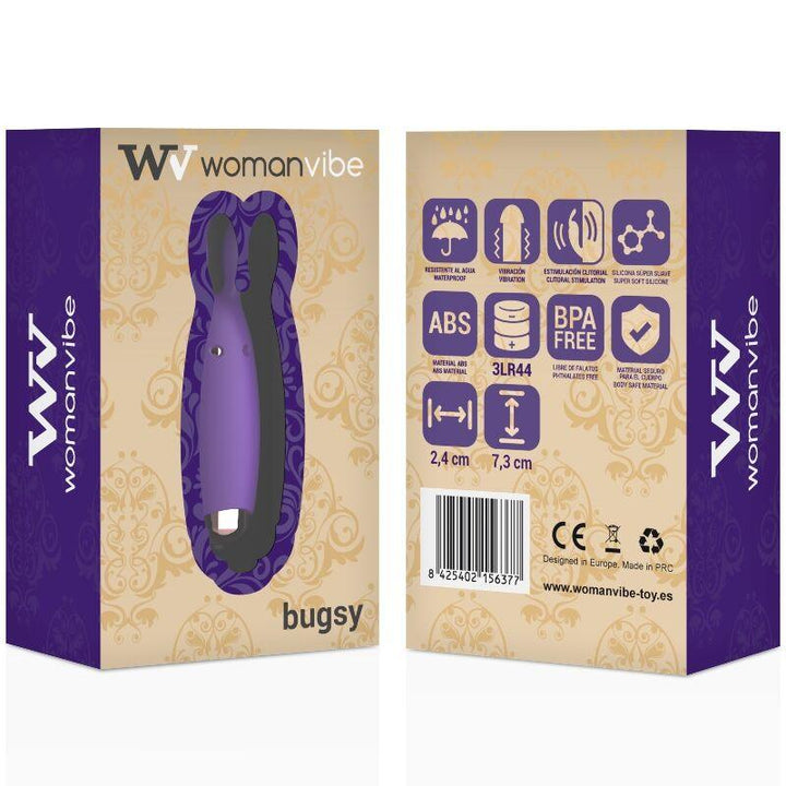 WOMANVIBE - BUGSY SILICONE STIMULATOR - INTIM SPACE Online Sexshop