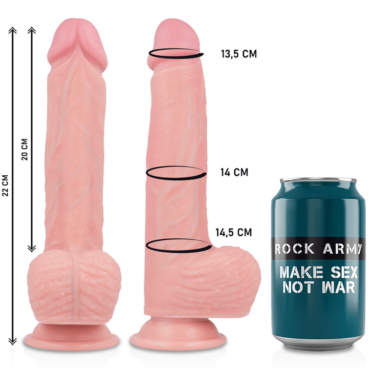 ROCKARMY - HARNESS - FLÜSSIGSILIKON VIBRATOR PREMIUM APACHE FERNBEDIENUNG 20.5 CM -O- 4.62 CM - INTIM SPACE Online Sexshop