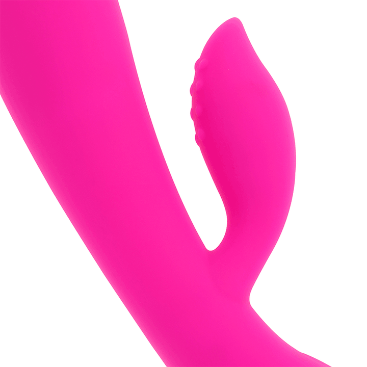 OHMAMA - WIEDERAUFLADBARER VIBRATOR MIT KANINCHEN 10 VIBRATIONSMODI 19 CM - INTIM SPACE Online Sexshop