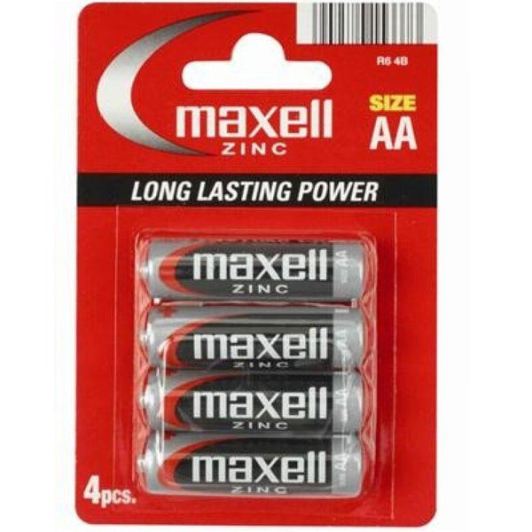 MAXELL - PILA SALINA MANGANESO AA R6 - 4 EINHEITEN - INTIM SPACE Online Sexshop