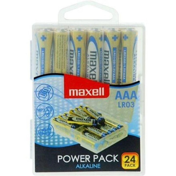 MAXELL - ALKALINE BATTERIE AAA LR03 PACK - 24 BATTERIEN - INTIM SPACE Online Sexshop