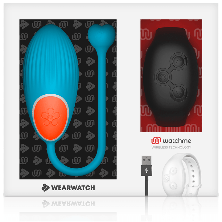 WEARWATCH - WATCHME-TECHNOLOGIE FERNBEDIENUNG EGG BLUE - JET - INTIM SPACE Online Sexshop