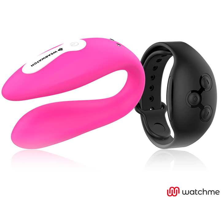 WEARWATCH - WATCHME DUAL TECHNOLOGY VIBRATOR FUCHSIA/AZABACHE - INTIM SPACE Online Sexshop