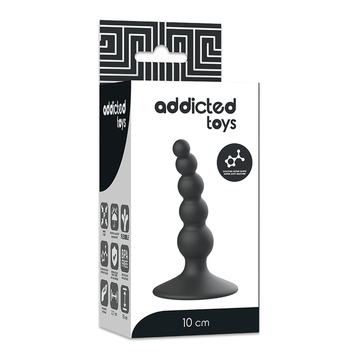 ADDICTED TOYS - ANAL SEXUELLER STECKER 10 CM SCHWARZ - INTIM SPACE Online Sexshop