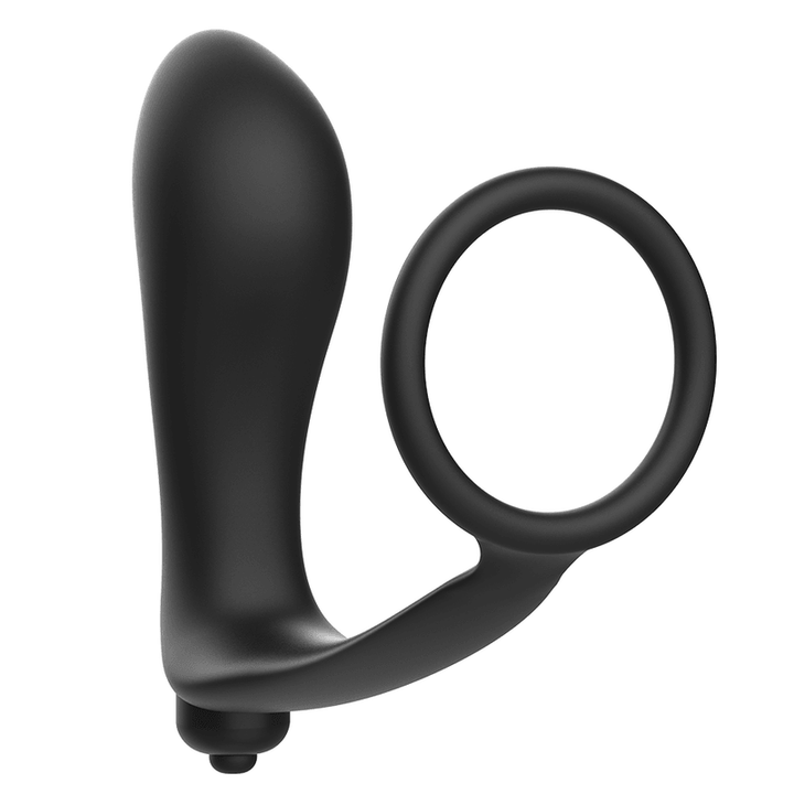 ADDICTED TOYS - VIBRATORISCHER ANALPLUG MIT PENISRING - INTIM SPACE Online Sexshop