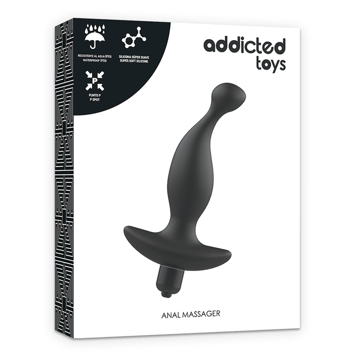 ADDICTED TOYS - ANALMASSAGER MIT SCHWARZER VIBRATIONMODELL 1 - INTIM SPACE Online Sexshop