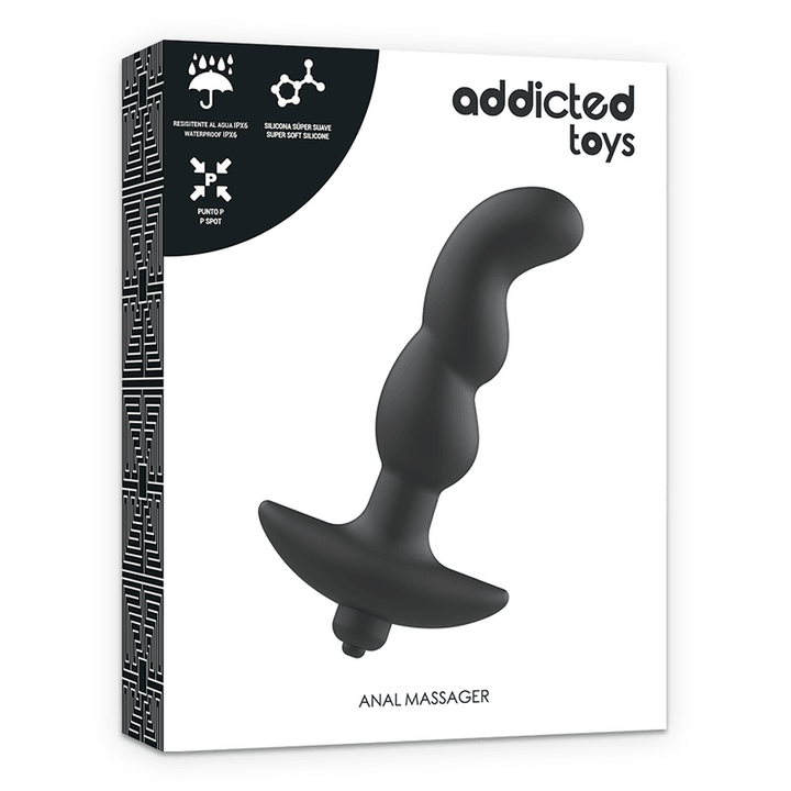 ADDICTED TOYS - ANALMASSAGER MIT SCHWARZER VIBRATION. MODELL 2 - INTIM SPACE Online Sexshop