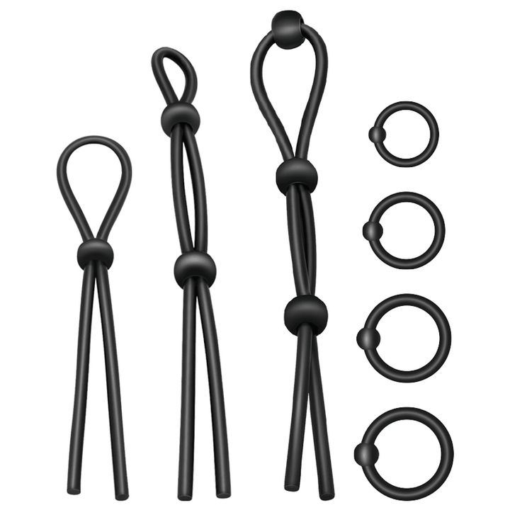 ADDICTED TOYS - FLEXIBLES SILIKON-COCKRING-SET 7-TEILIG - INTIM SPACE Online Sexshop